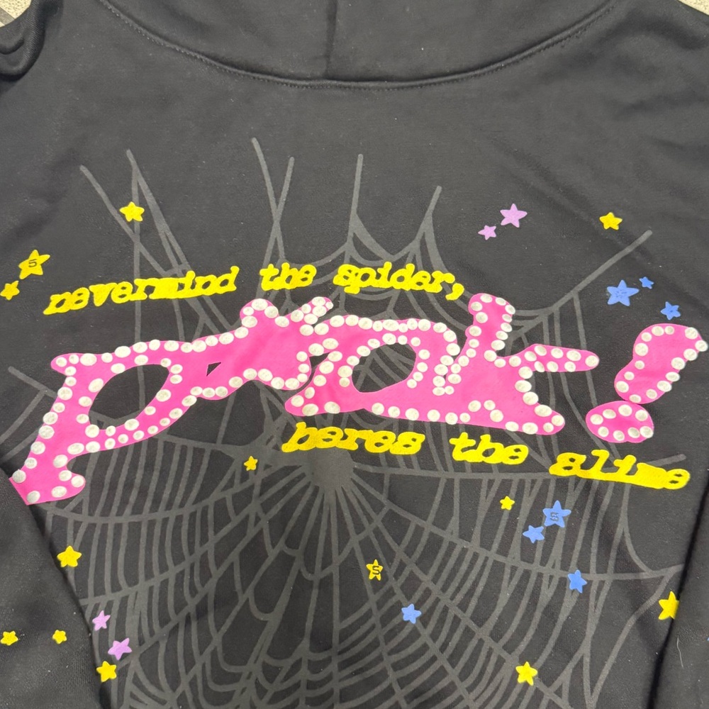 Black spider hoodie